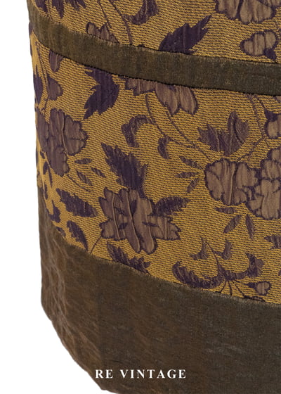 秋日神諭緹花拼接長裙（28"）7