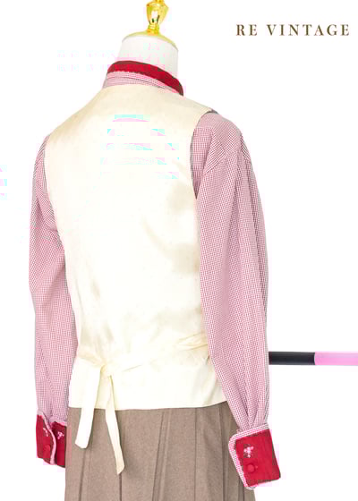 『歐洲寶物』異國風情小花園西裝背心6