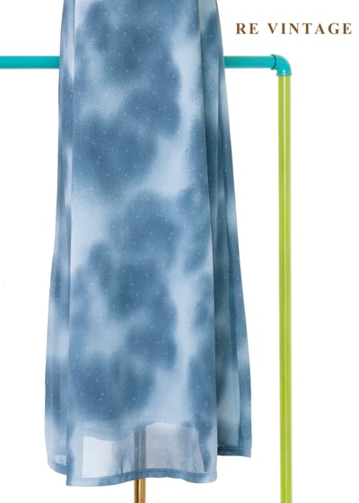 雲的形狀小花的溫度長洋裝4