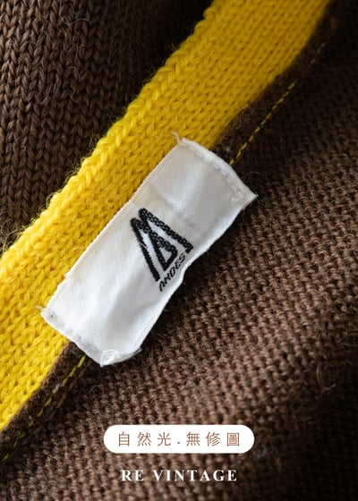 巧克力檸檬黃飛鼠袖調皮針織毛衣13
