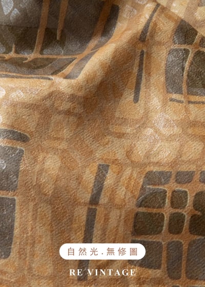 秋色麥穗菱格紋及膝裙（24-26"）12