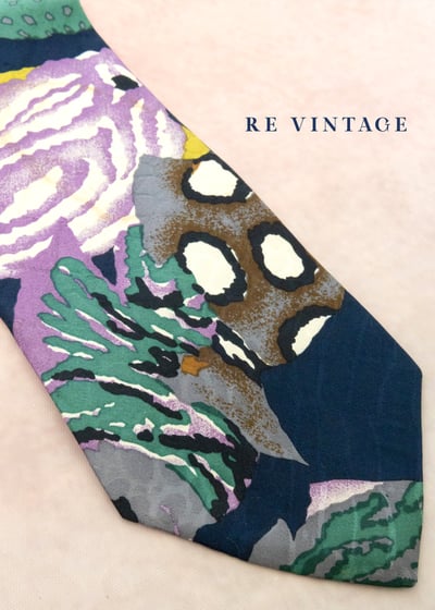 水下迷宮色塊領帶6