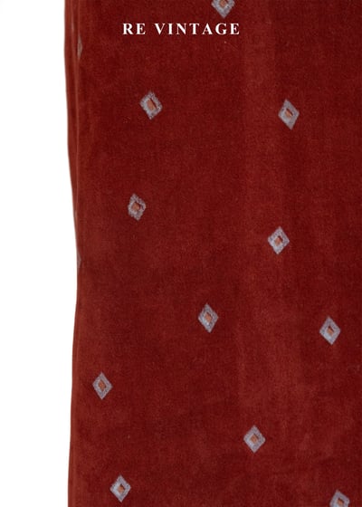 深深紅棗燈影復古長洋裝6