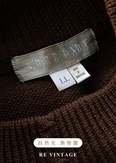 摩登普普抽象圖騰牛奶棕針織毛衣15