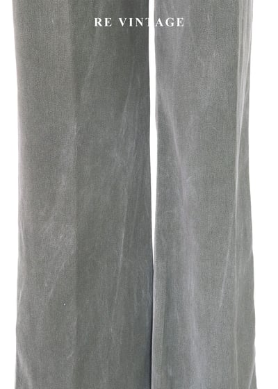 質感單品 - 煙灰綠色貼身長褲 (28-30")12