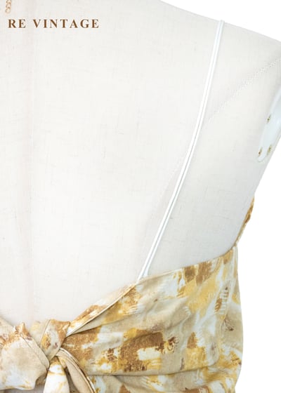 薑黃斑駁大理石紋一片式背心8