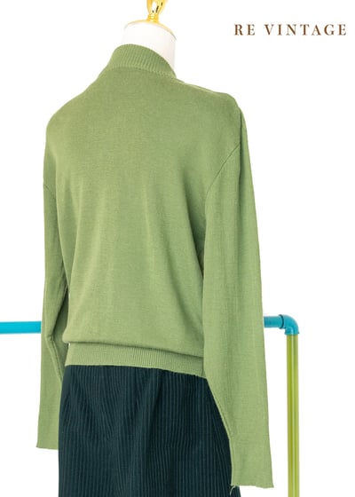 青青草綠色針織毛衣6