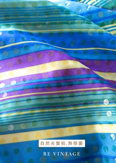 閃亮彩虹小點點斜紋及膝裙（28"）11