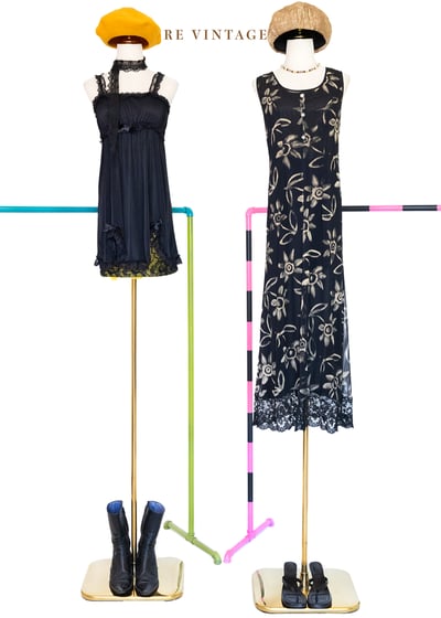 朦朧の發光小花迷你短裙（28"）2