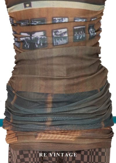 城市幻燈片繞頸長版背心4