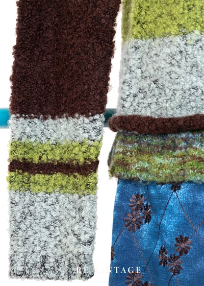 草綠色千層派針織毛衣6