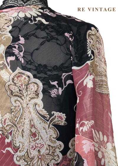 浮世漫遊 - 乾燥玫瑰色圖騰上衣12