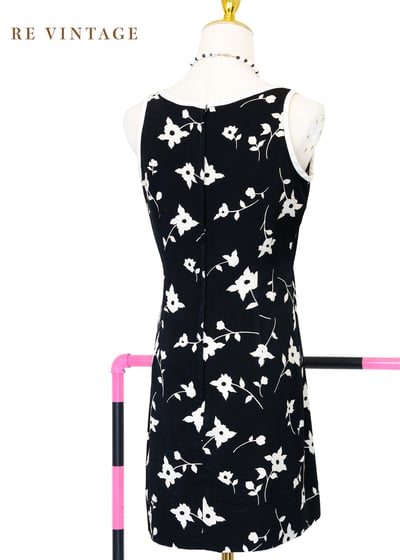 氣質單品 - 黑白小花迷人夏日洋裝9