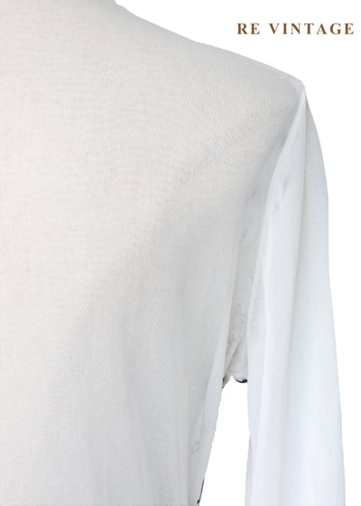 二次元黑白花卉線稿上衣11