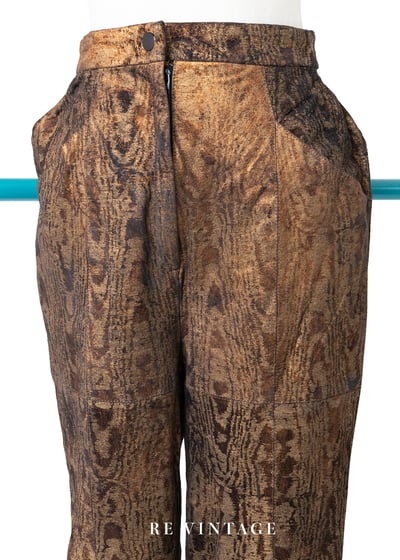 金光樹皮高腰美臀小腳褲（24"）3