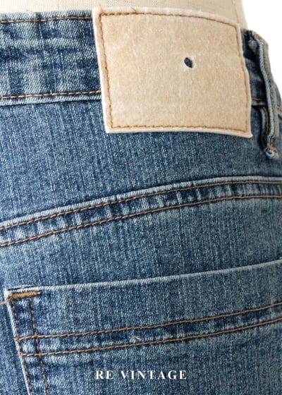 漫遊公路側邊編織圖騰牛仔褲（26"）12