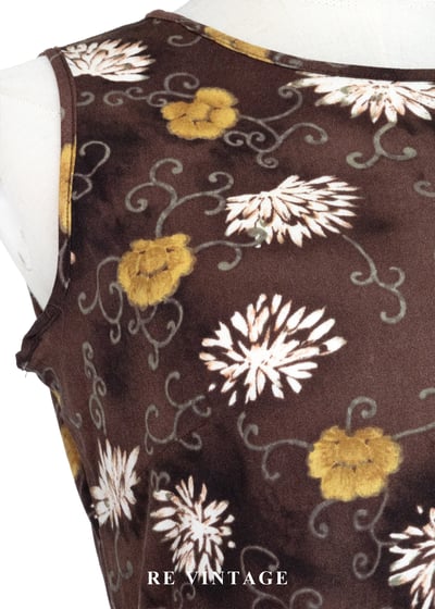 Mocha 雙色小花迷你短洋裝7