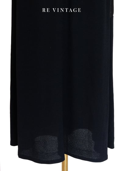 黑系幾何拼接貼身長洋裝12