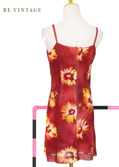 烈日向日葵細肩帶洋裝9