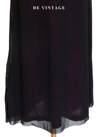 黑夜裡盛開的紫紅花繞頸長洋裝6