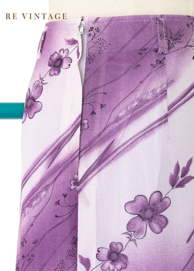 Spring Crocus 斜紋小花長裙（25"）8