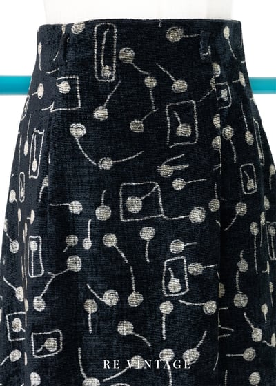 棒棒糖水中游毛巾布長裙（26")3