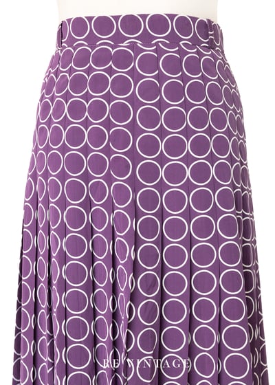 Purple Polka dots 百褶美裙（27-30"）3