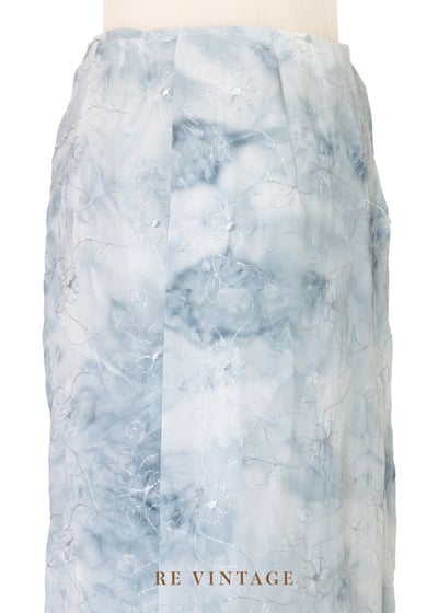 美國製 - 雲幕白花層層美裙（27-31"）12