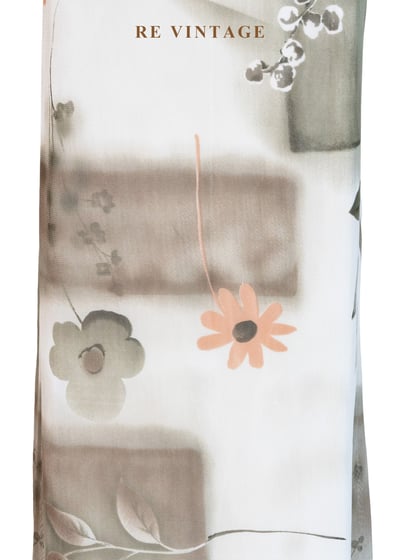 朦朧花影白牆網紗長裙（27-33"）6