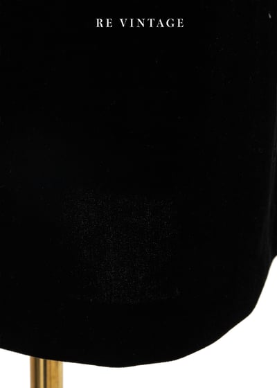 質感單品 - 花影蜿蜒流動黑絨細肩帶洋裝9