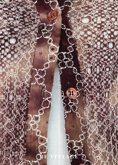 可可荒野夢幻簍空蕾絲上衣5