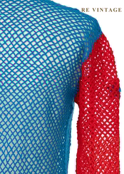 塗鴉星星毛線網狀上衣10