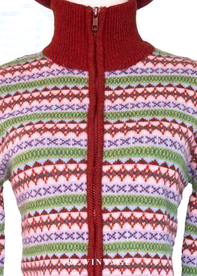 莓紅針織序曲針織外套3