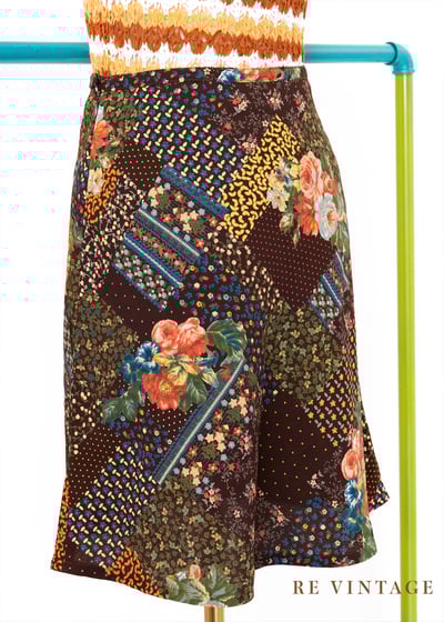 漂亮如花牛奶巧克力短裙（25")4