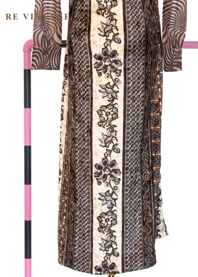 砂色秘典符號絨布吊帶長洋裝15