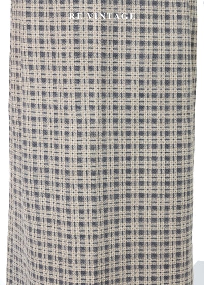 質感單品 - 漫步時光英倫經典細格紋長裙（28"）4