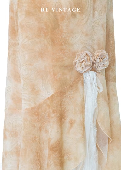 流浪詩人暈染立體玫瑰花美裙（26-29"）4