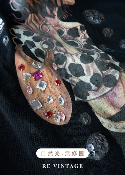 硬派搖滾味豹紋甜心女孩露肩上衣13