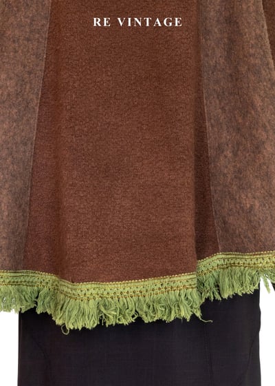 可可暖調落肩飛鼠袖設計感毛衣4