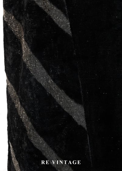 邊邊斑馬黑絨迷你洋裝9