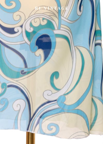 海潮迷幻普普風漩渦雪紡洋裝14