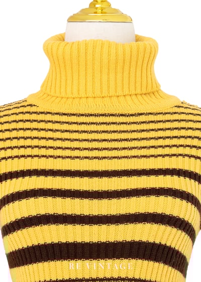 Bumblebee 線條高領針織毛衣4