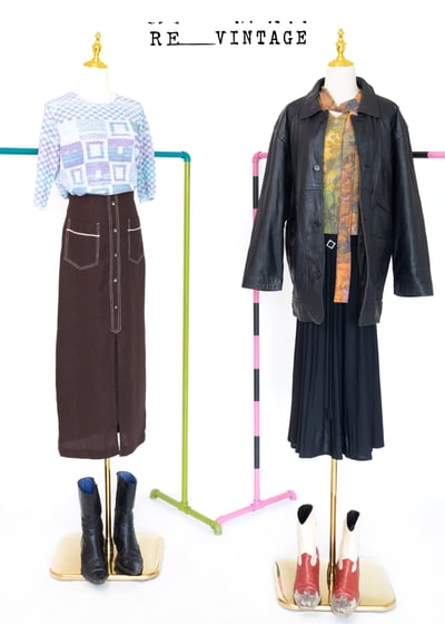 高級霧面黑長版皮革外套2