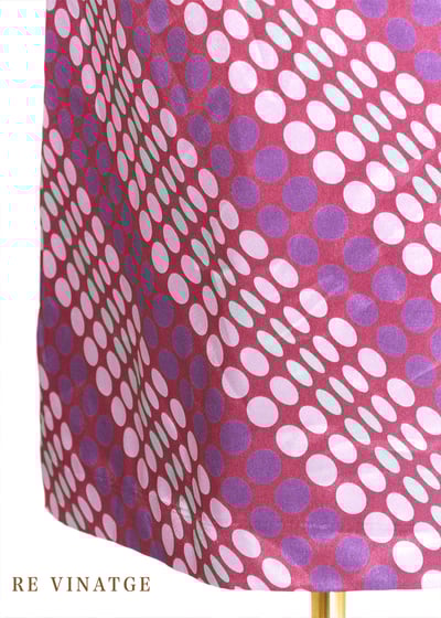 Disco 斜紋點點緞面中長裙6