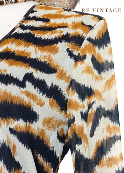 搖滾雙色豹紋少女洋裝8