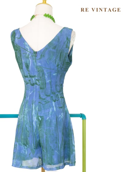 畫布之間 - 濃縮風景完美剪裁連身褲11