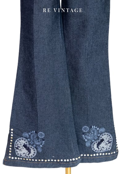 閃閃Betty 牛仔喇叭褲褲（中腰 28"）4