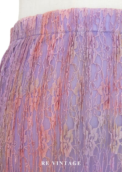 浪漫紫羅蘭蕾絲貼身長裙（24-30"）6