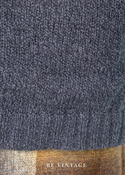 深灰色の立體毛線小花針織外套16