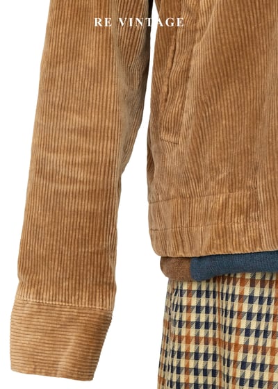 英倫Caramel 燈芯絨翻領夾克外套6